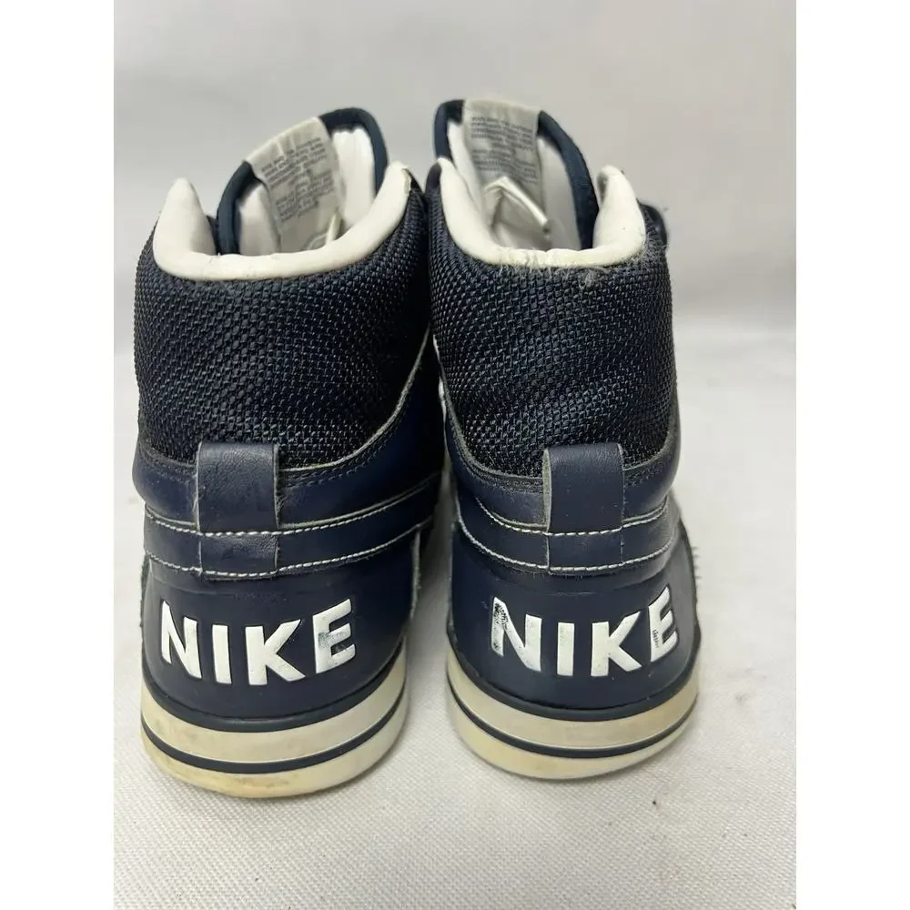 Nike Delta Force AC High Shoes Blue Basketball Lace up Sneakers Size 11